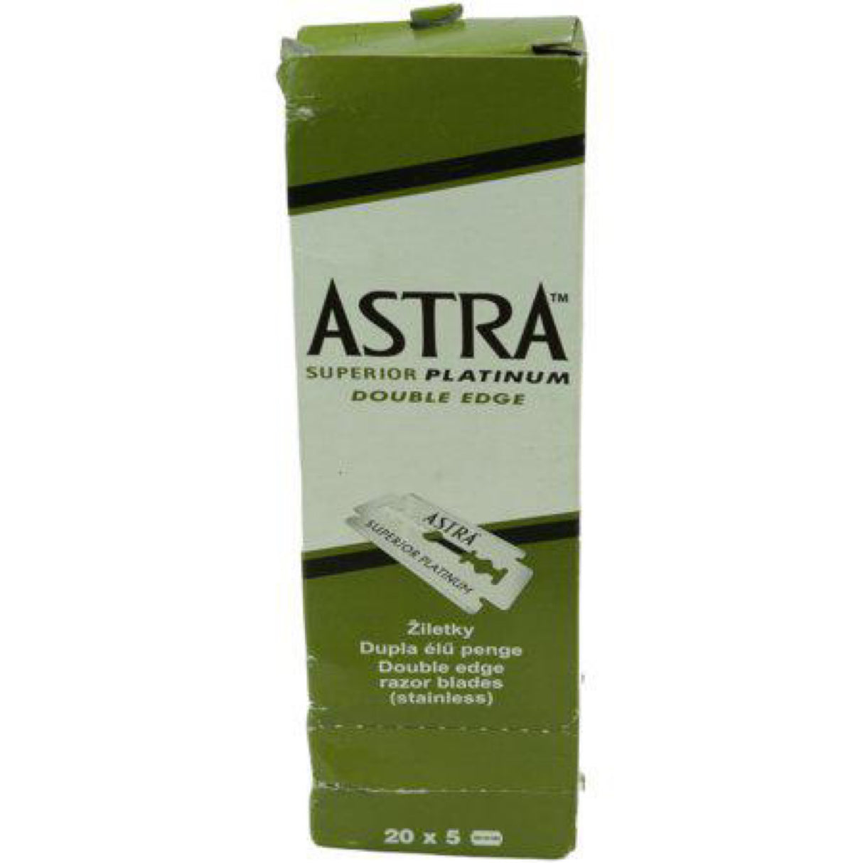 Astra Men's Superior Platinum Double Edge Razor Disposable Astra01