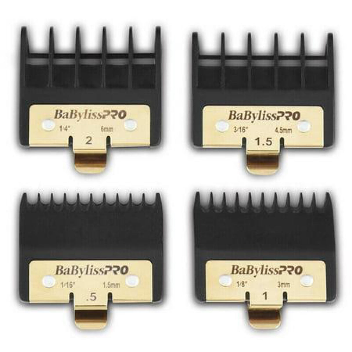 babylisspro Premium Trimmer Comb Attachment Guards Guides 4pcs fits FX787
