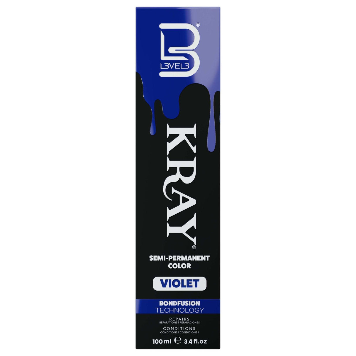 Level 3 Semi Permanent Hair Color violet