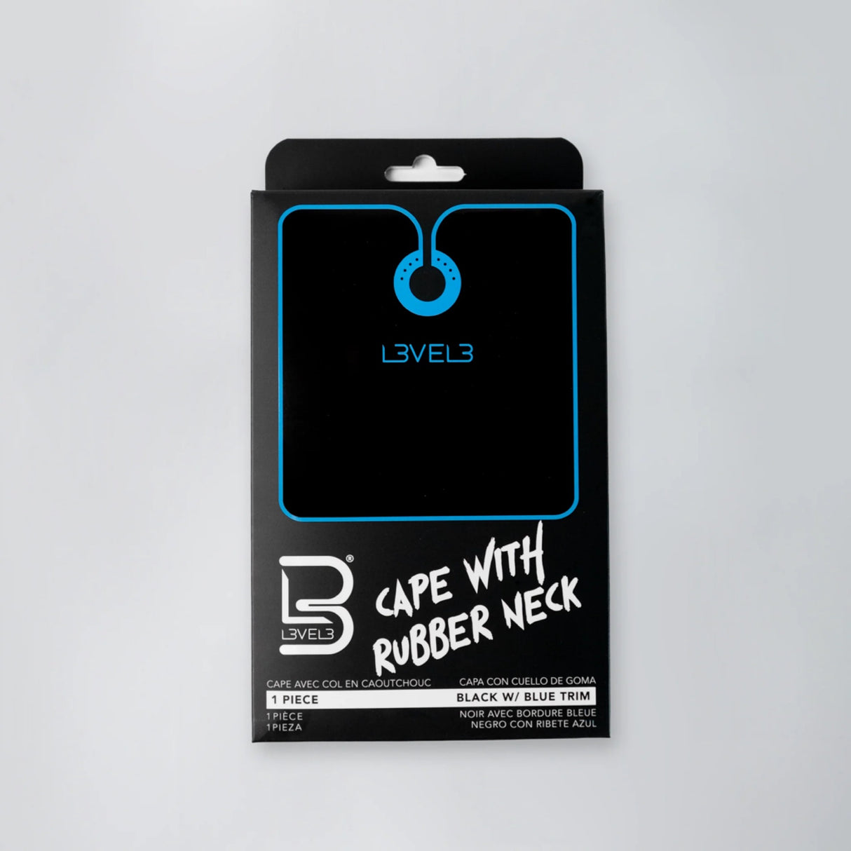 Professional Rubber Neck Cape by L3VEL3 black / blue