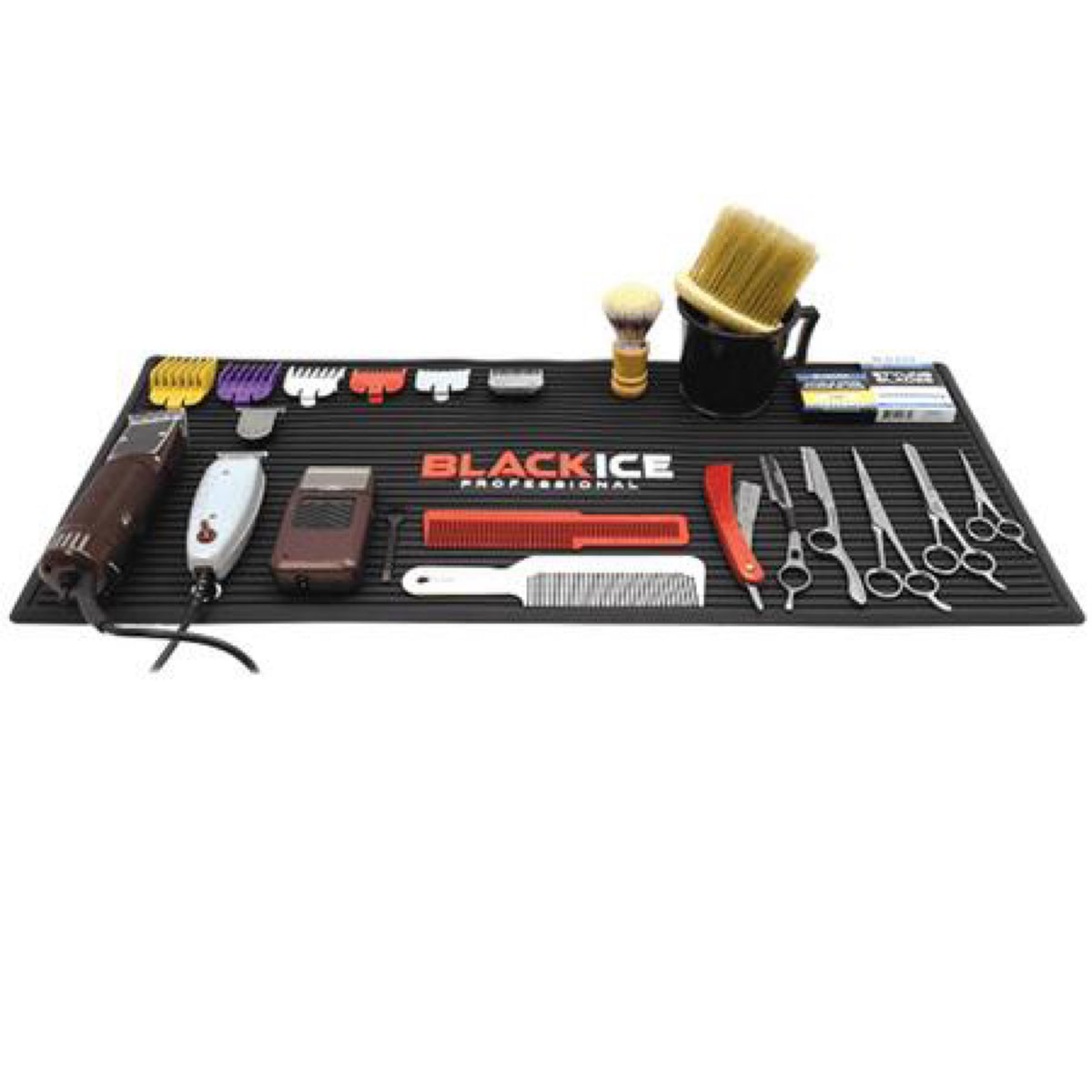 Black Ice Professional Barber Mat - Large