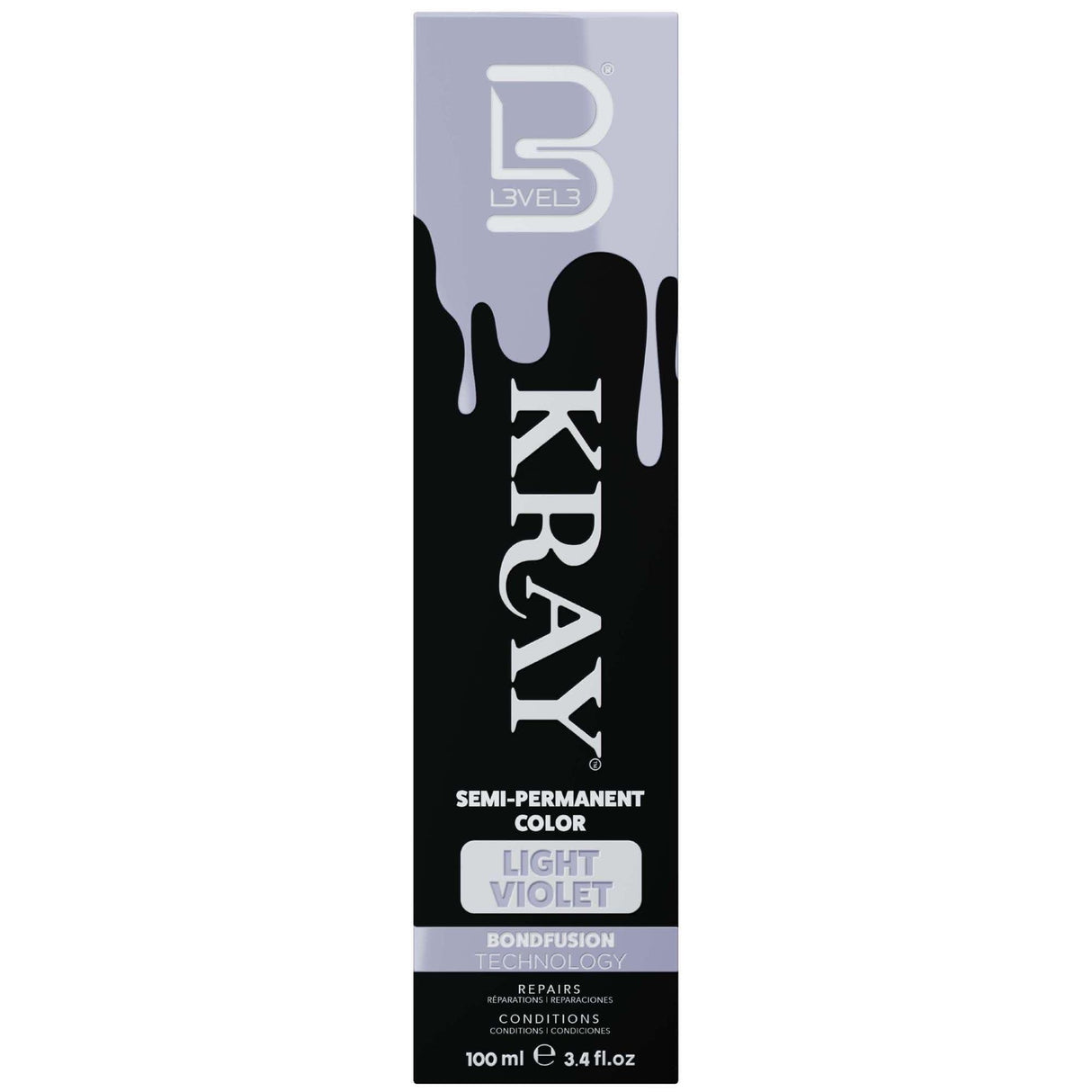 Level 3 Semi Permanent Hair Color light violet