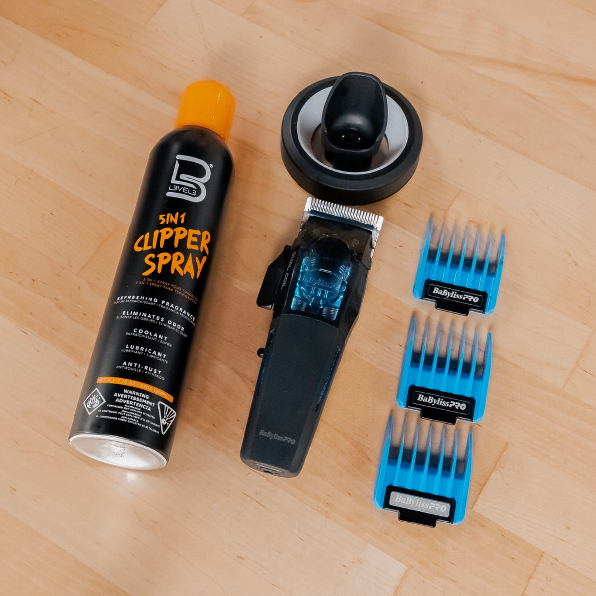 Dual coil & clipper spray bundle
